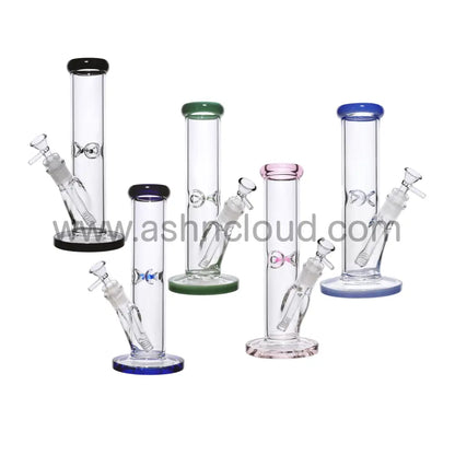 10 In - Clear Glass Dot Color Bong 5 Mm