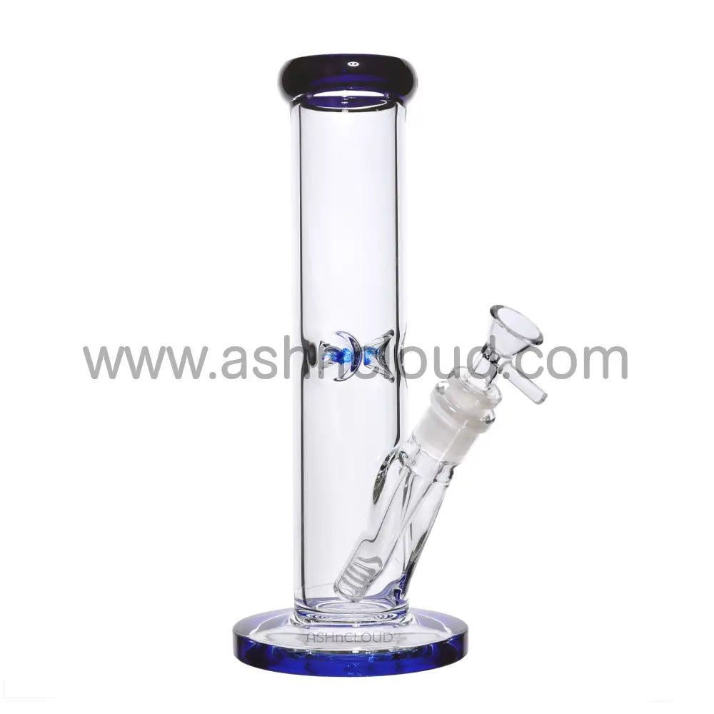 10 In - Clear Glass Dot Color Bong 5 Mm