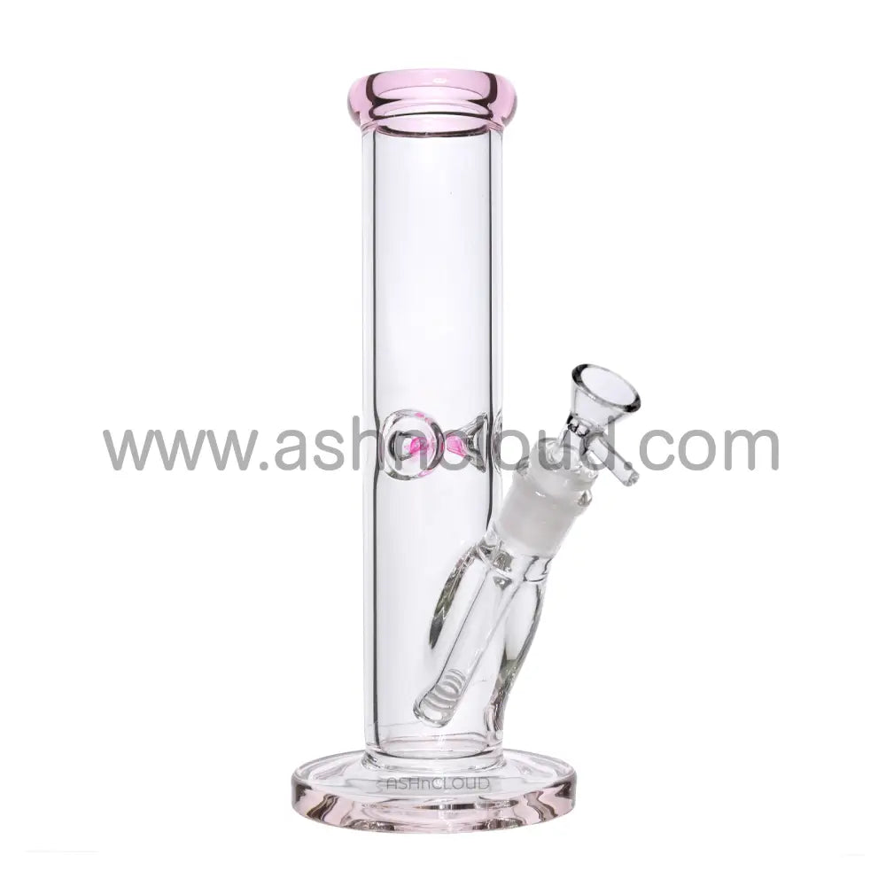 10 In - Clear Glass Dot Color Bong 5 Mm
