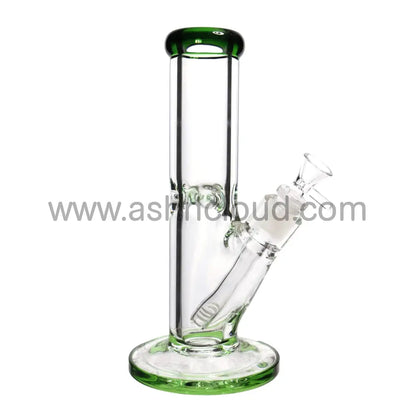 10 In - Clear Glass One-Tone Straight Bong 9 Mm