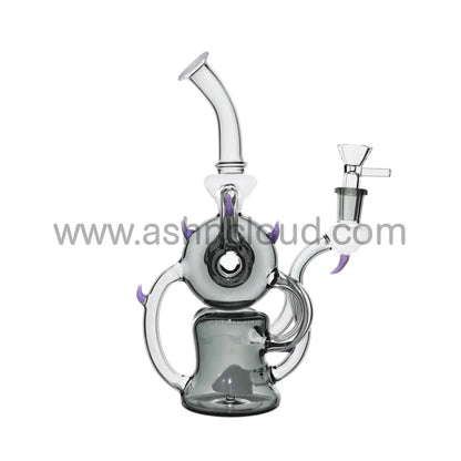 10 In - Deluxe Colorful Monster Recycler Glass