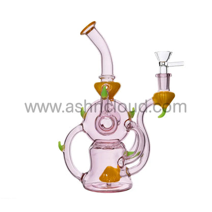 10 In - Deluxe Colorful Monster Recycler Glass