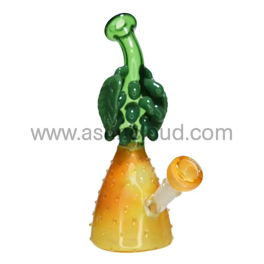 10 Inch Tree Design Glass Bubbler