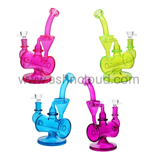 10 In - Fancy Inline Recycler Glass