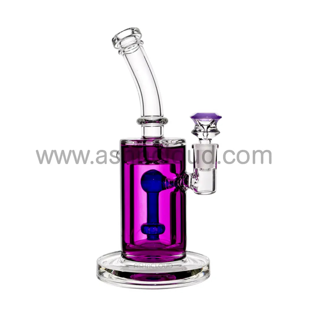 10 In - Glycerin Glass Bong Multicolor