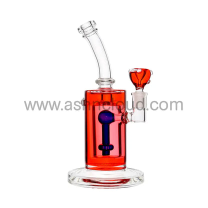 10 In - Glycerin Glass Bong Multicolor