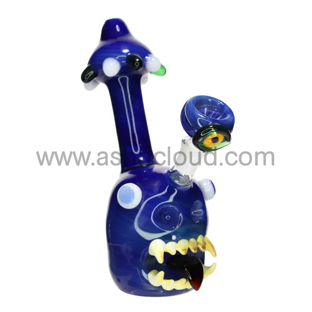 10 In - Head Monster Crazy Glass Bubbler