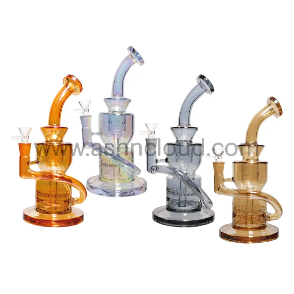 10 In - Honeycomb Metal Shine Glass Recycler