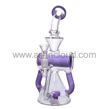 10 In - Inline Slime Colors Glass Recycler