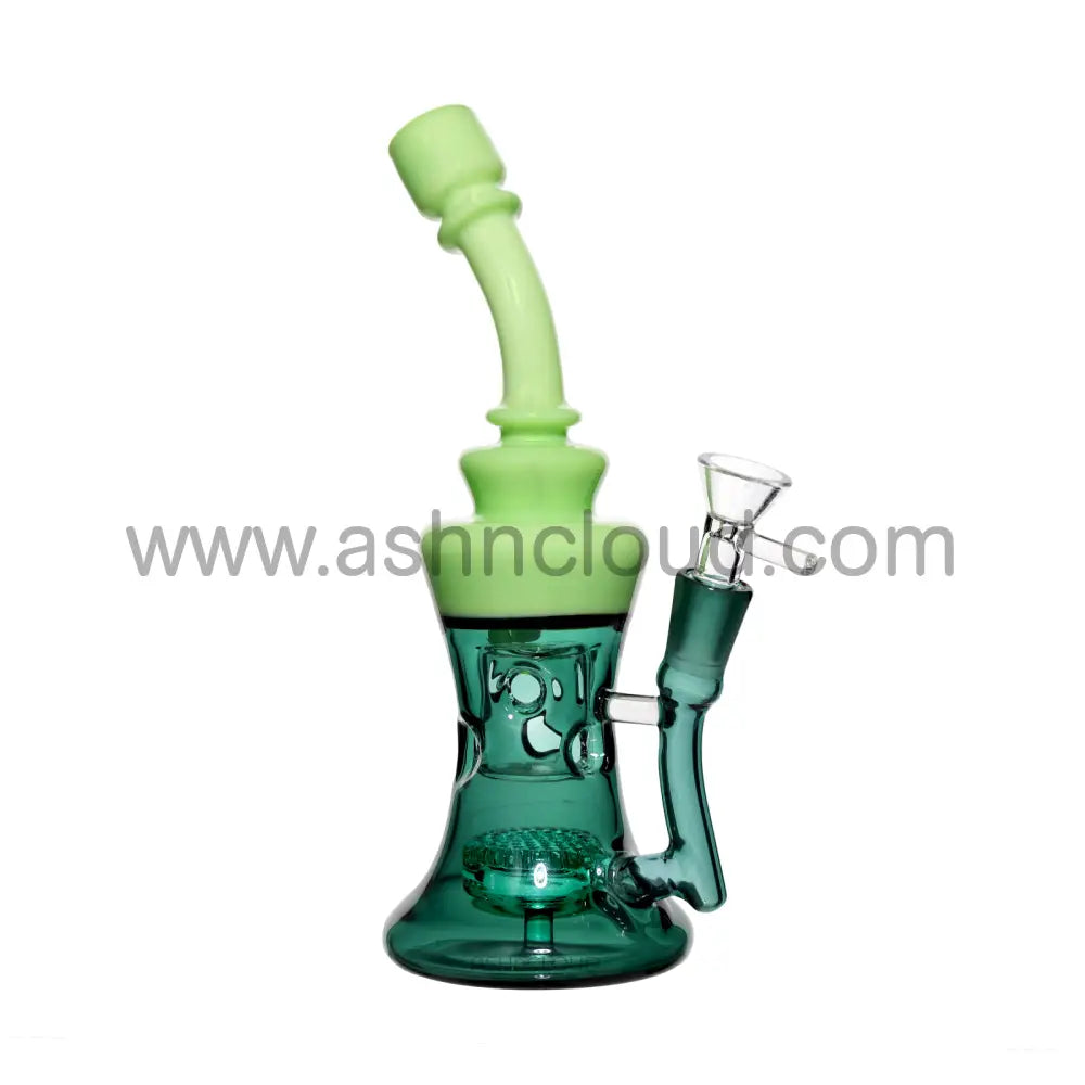 10 In - Slime Showerhead Colors Glass Bong