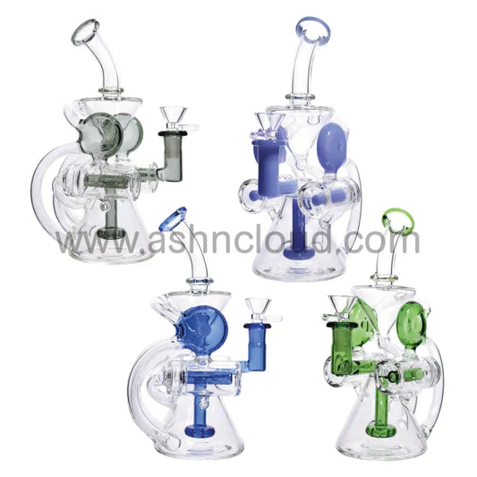 10 In - Super Fancy 5 Valves Multicolor Recycler