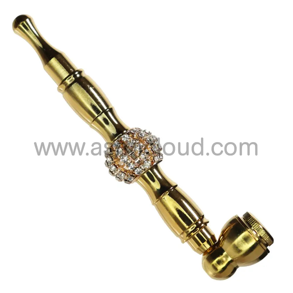 10 Pcs - Box Fancy Metal Pipe 6’’ Diamonds