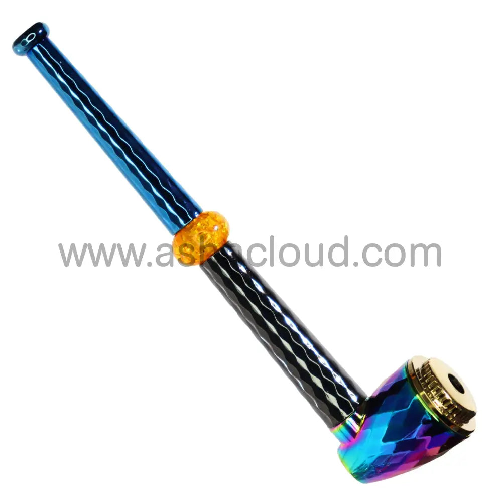 10 Pcs - Box Fancy Metal Pipe 6’’ Style One