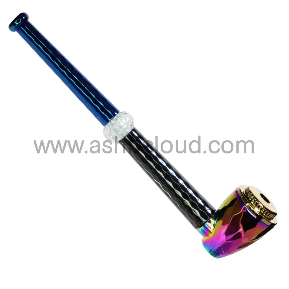 10 Pcs - Box Fancy Metal Pipe 6’’ Style One