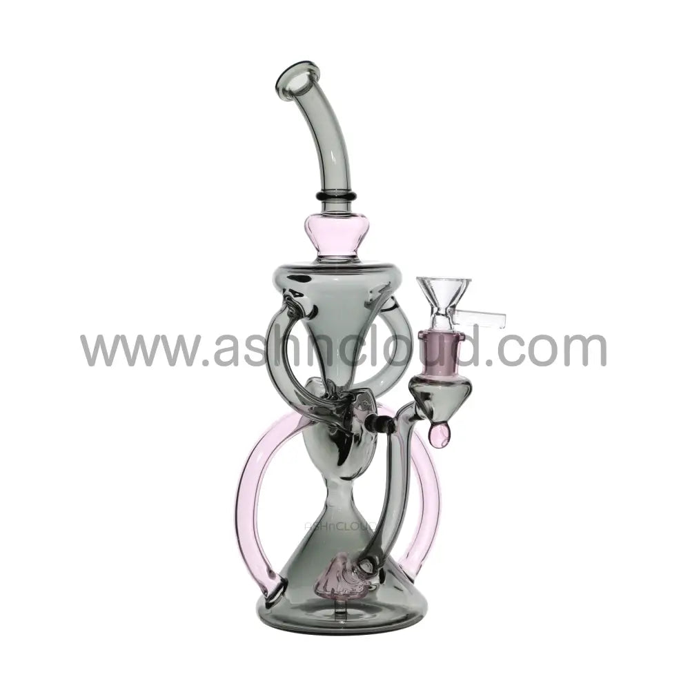 11 In - Exotic Glass Recycler Multicolor