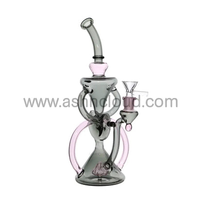 11 In - Exotic Glass Recycler Multicolor