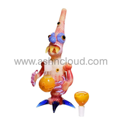 11 In - Fancy Glass Crazy Monster Bubbler