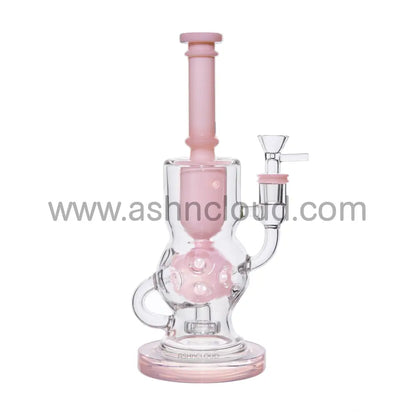 11 In - Slime Colors Straight Neck Glass Bong