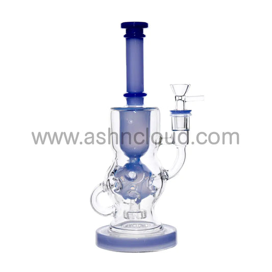 11 In - Slime Colors Straight Neck Glass Bong