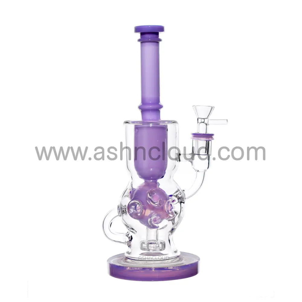 11 In - Slime Colors Straight Neck Glass Bong