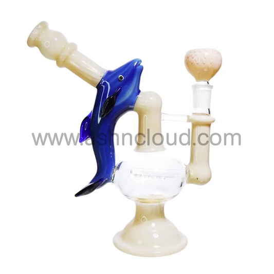 11 In - Super Fancy Fish Glass Bubbler Bong