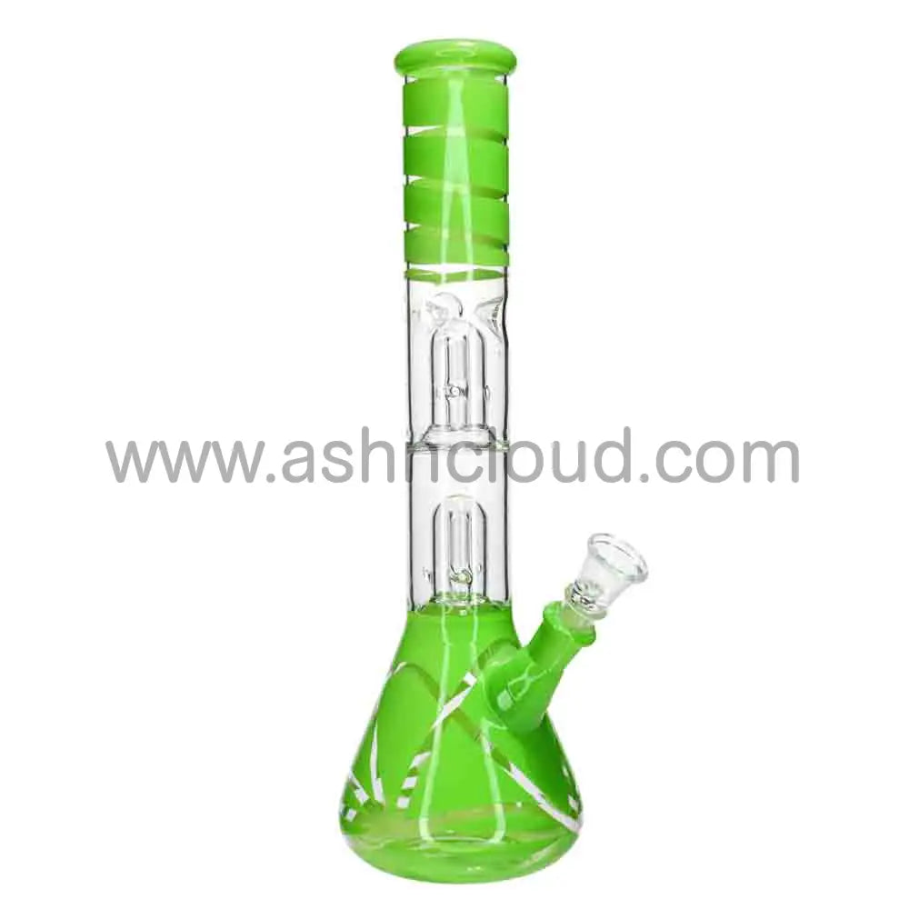 12 in - Beaker 2 Chamber Glass Bong