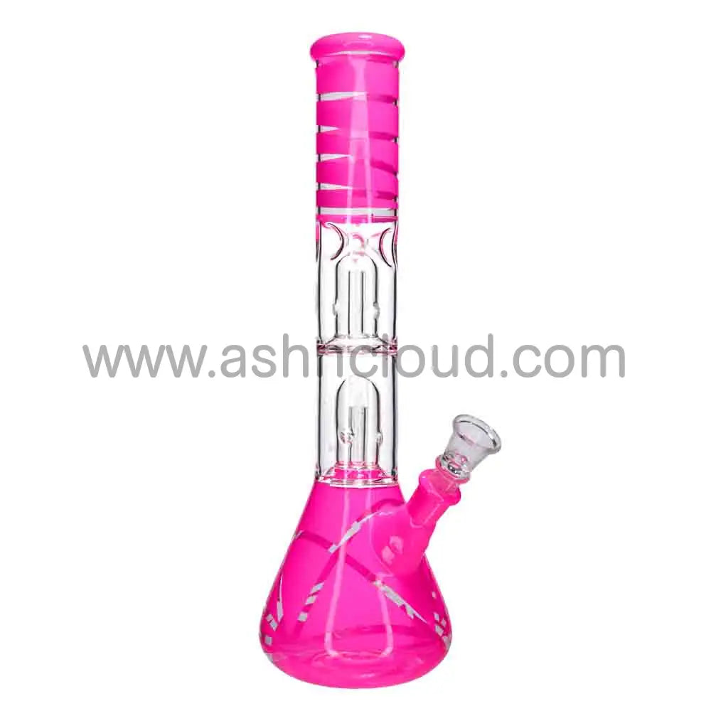 12 in - Beaker 2 Chamber Glass Bong