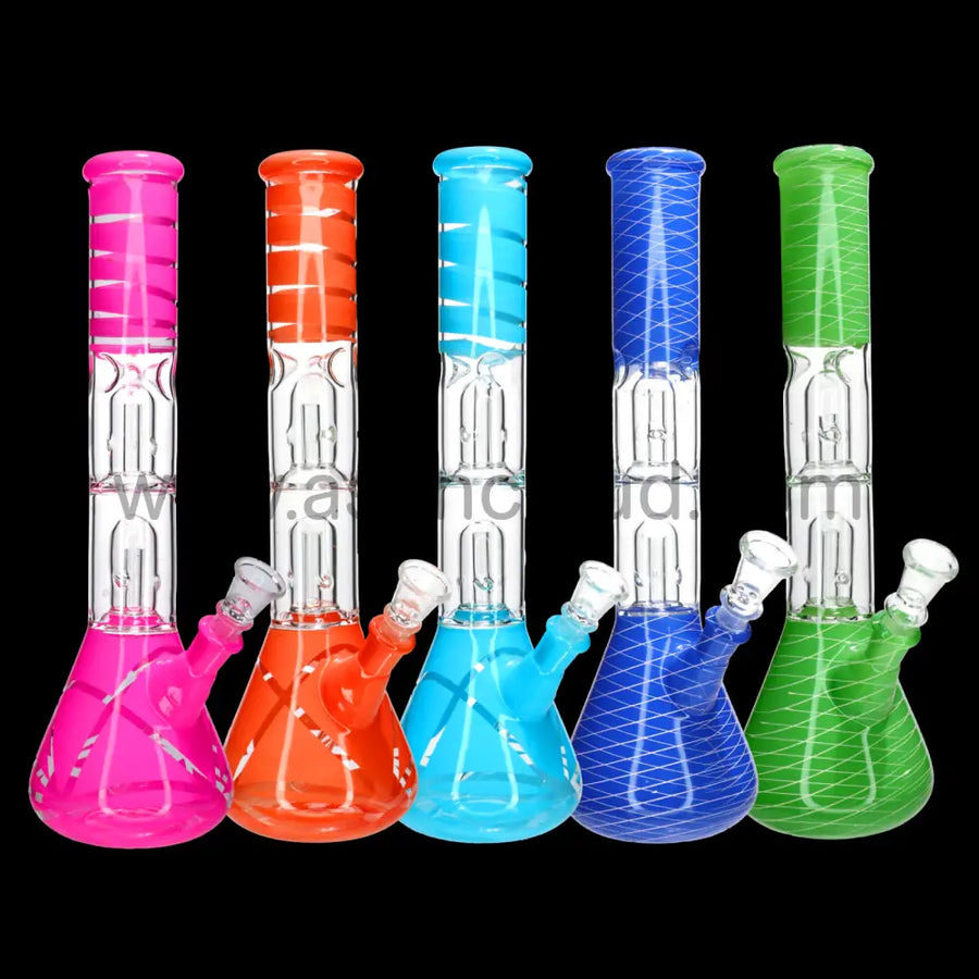 12 Inch Beaker 2-Chamber Glass Bong