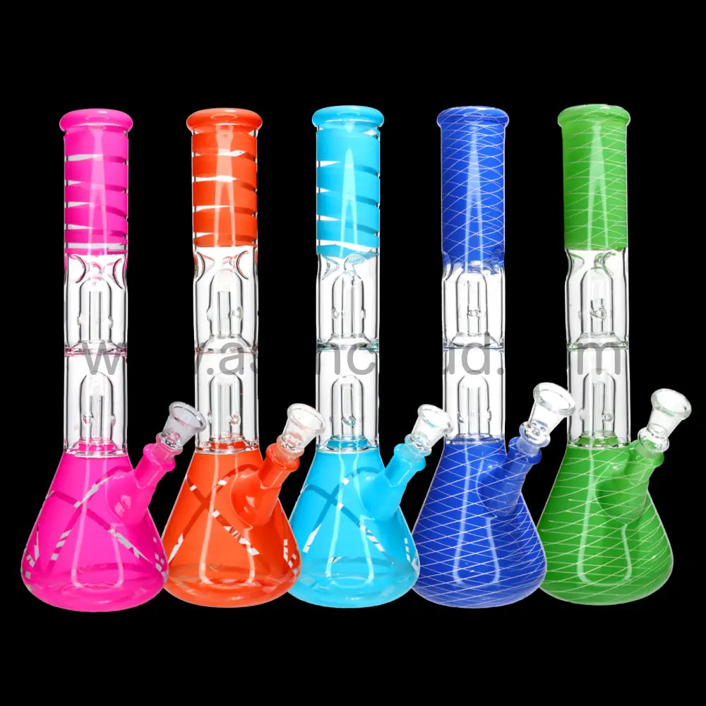 12 in - Beaker 2 Chamber Glass Bong