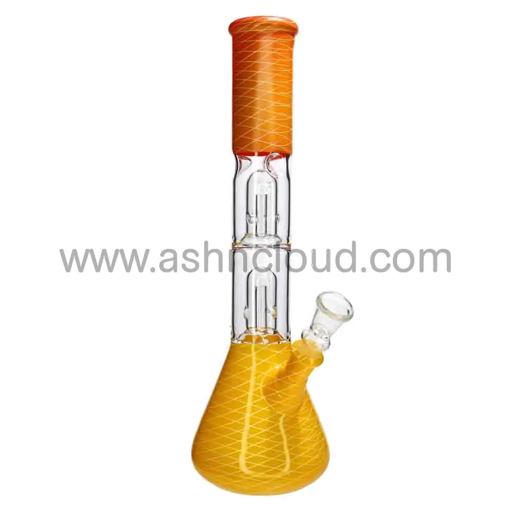 12 in - Beaker 2 Chamber Glass Bong