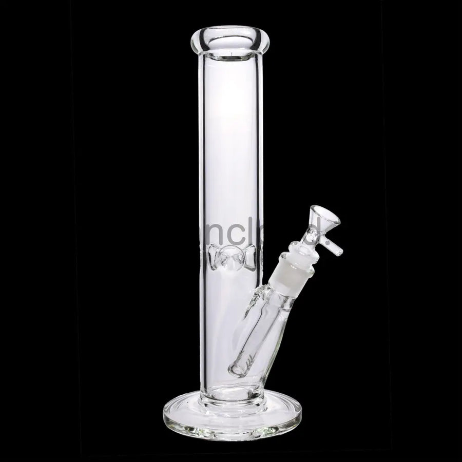 12 Inch Clear Straight Tube Glass Bong, 5mm