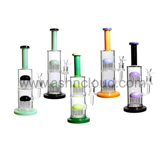 12 In - Double Chamber Mullticolor Bong