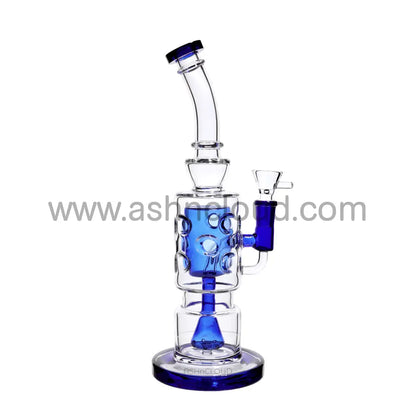 12 in - Fancy Honeycomb Glass Bong