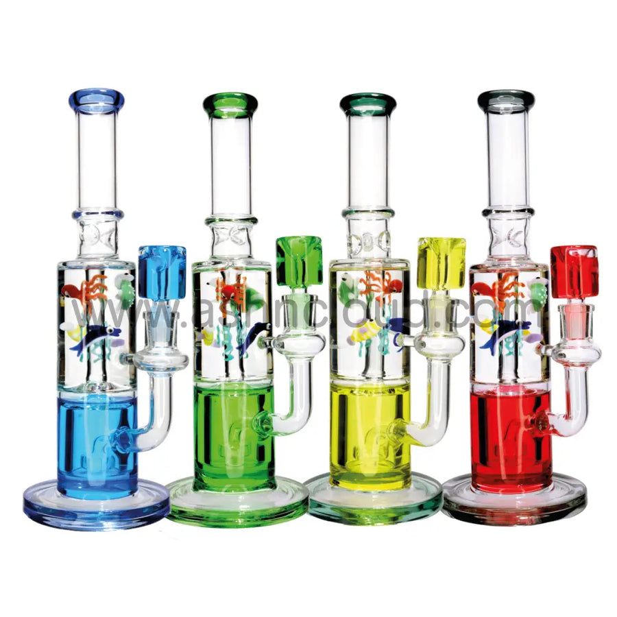 12 Inch Fish Glycerin Fancy Glass Bong
