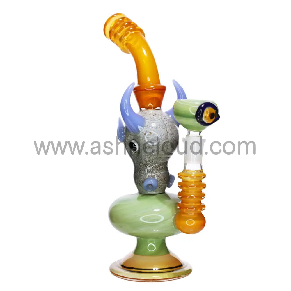 12 In - Parrot Monster Glass Bubbler