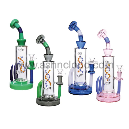 12 In - Rotary Adn Glass Bong Perc