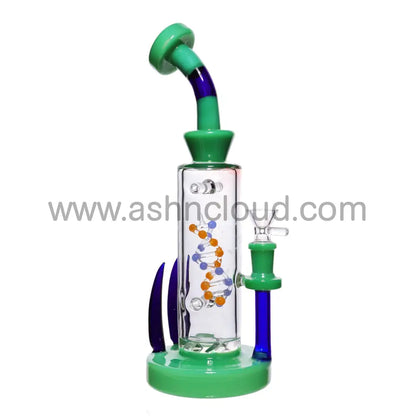 12 In - Rotary Adn Glass Bong Perc