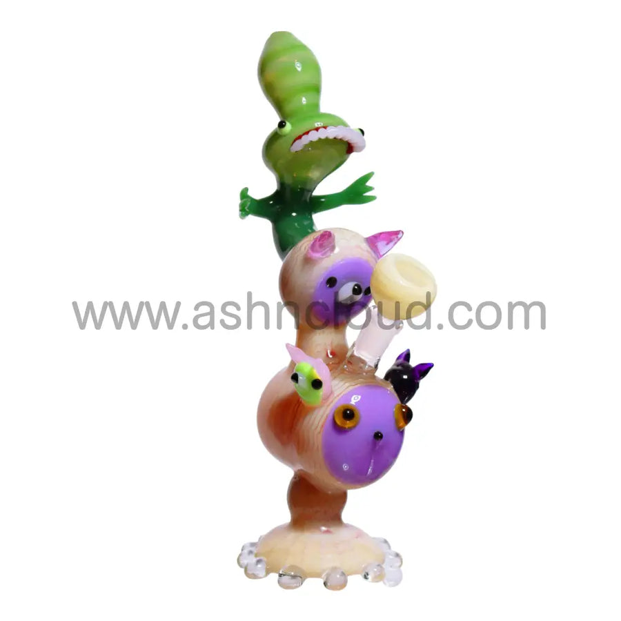 12 Inch Adorable Character Glass Bubbler