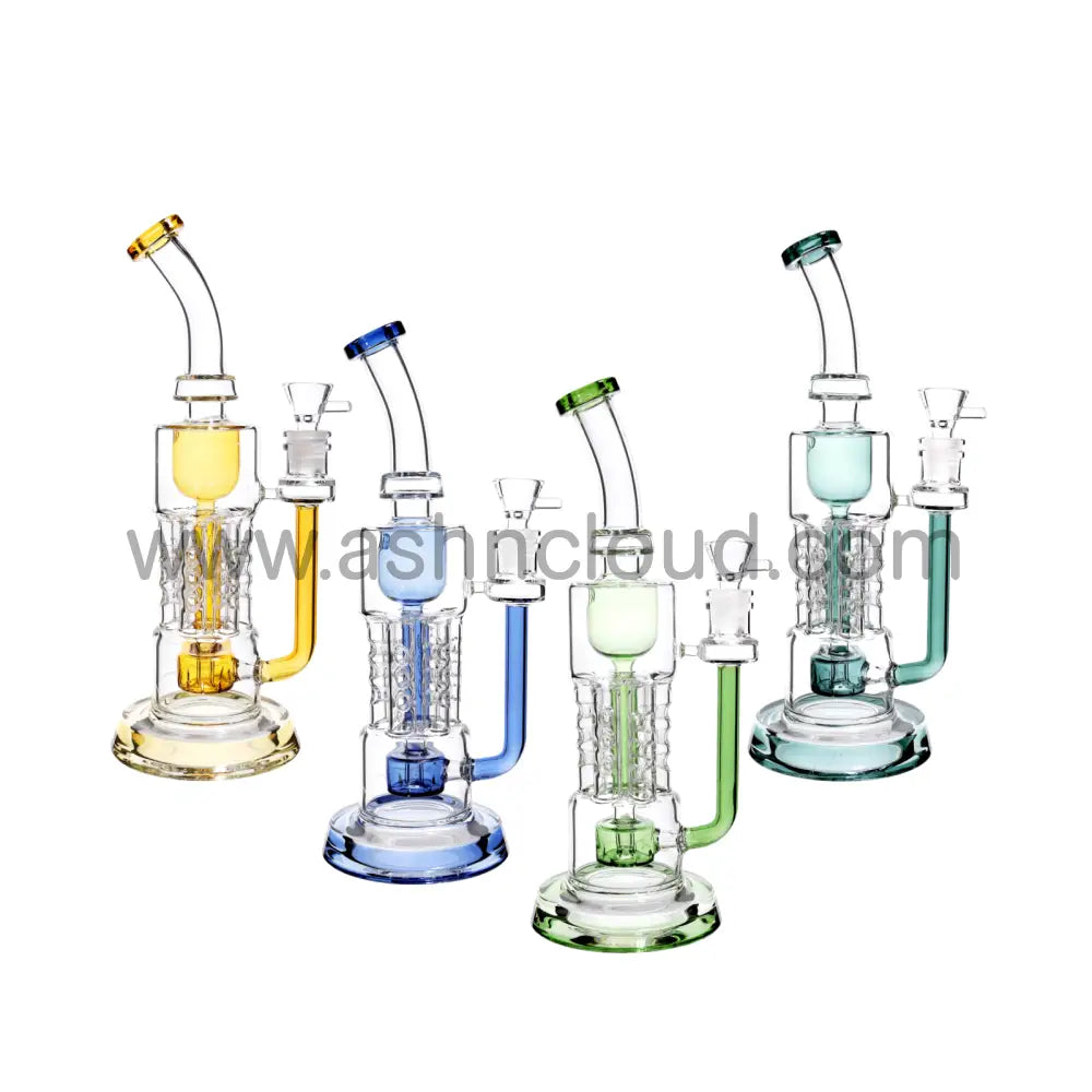 12 In - Super Glass Bong Perc