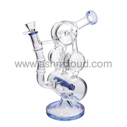 12 In - Super Luxury Clear Glass Recycler