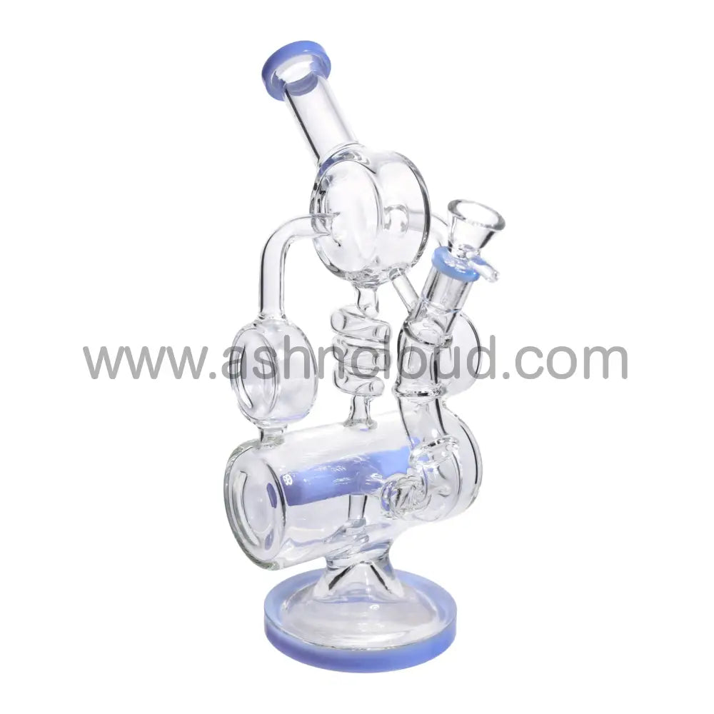 12 In - Super Luxury Clear Glass Recycler