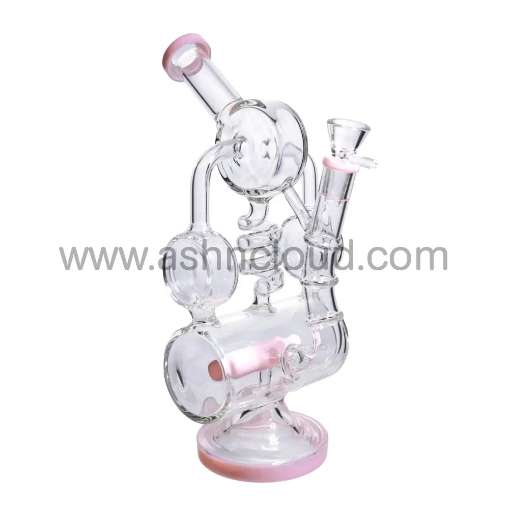 12 In - Super Luxury Clear Glass Recycler