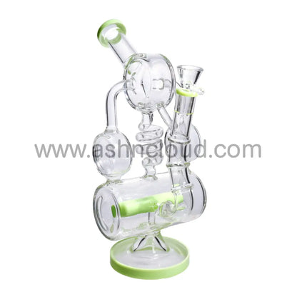 12 In - Super Luxury Clear Glass Recycler