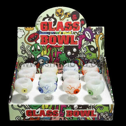 12 PCS - BOX Glass Eye Diamond 14 mm $4 each