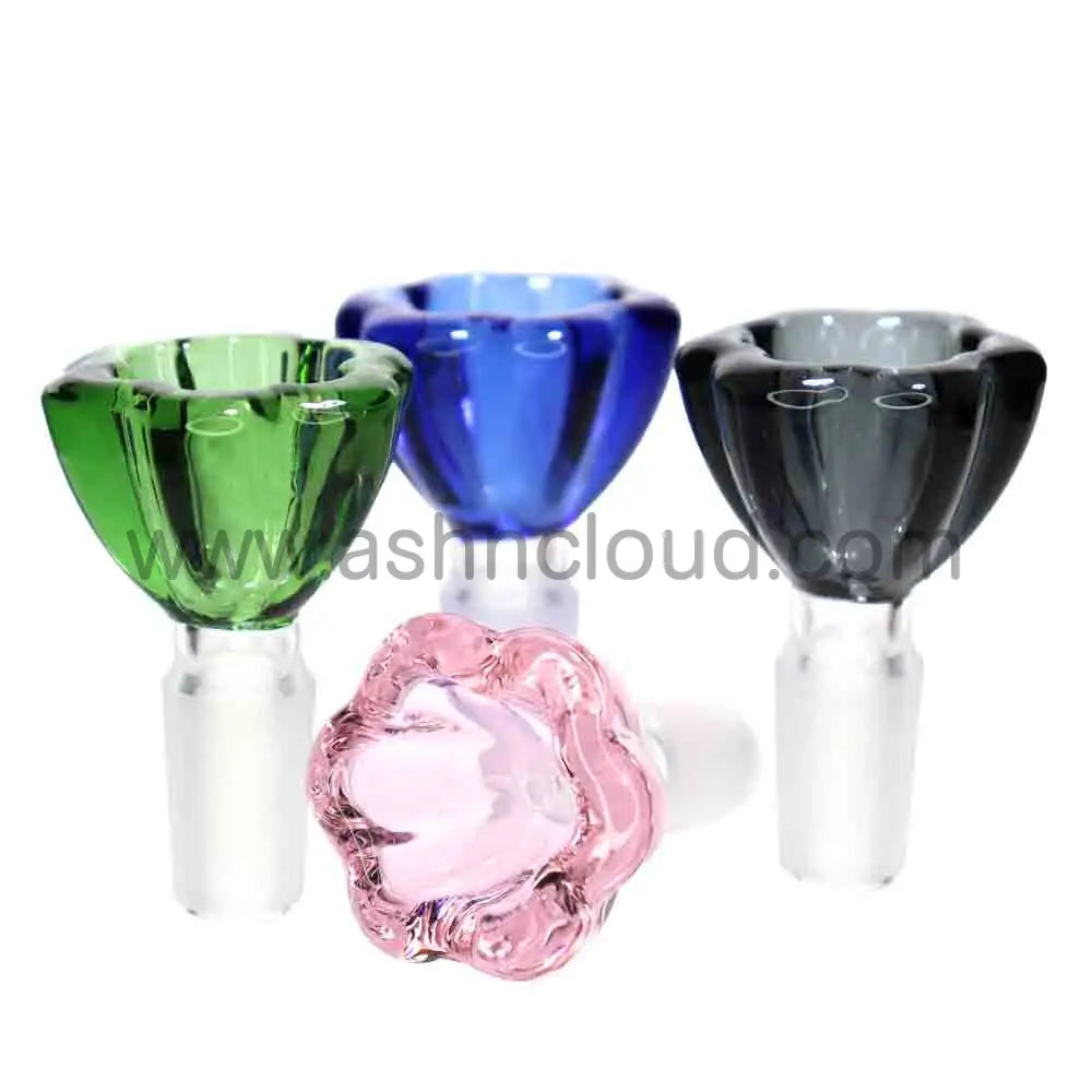 12 PCS - BOX Glass Multicolor Flower Box 14 mm $2.75 each