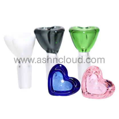 12 PCS - BOX Glass Multicolor Heart Box 14 mm $2.75 each