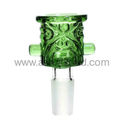 12 PCS - BOX Glass Multicolor Monster Face 14 mm $4 each