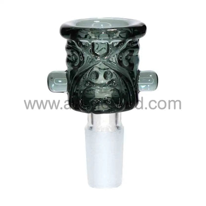12 PCS - BOX Glass Multicolor Monster Face 14 mm $4 each