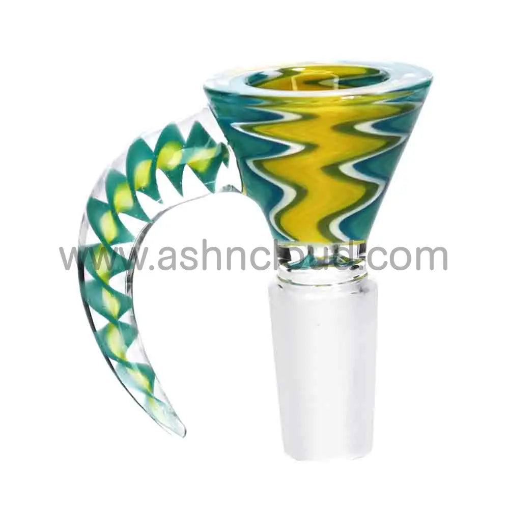 12 PCS - BOX Glass Wig Wag Handle 14 mm $4 each