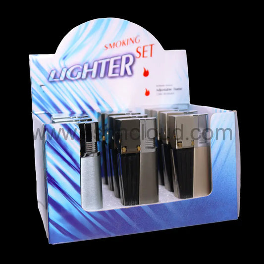 12 Pcs - Lighter Smoking Set Metal Pipe $9 Each